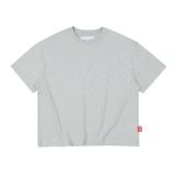 "WHENEVER" SS25 BLANK T-SHIRT / GRAY