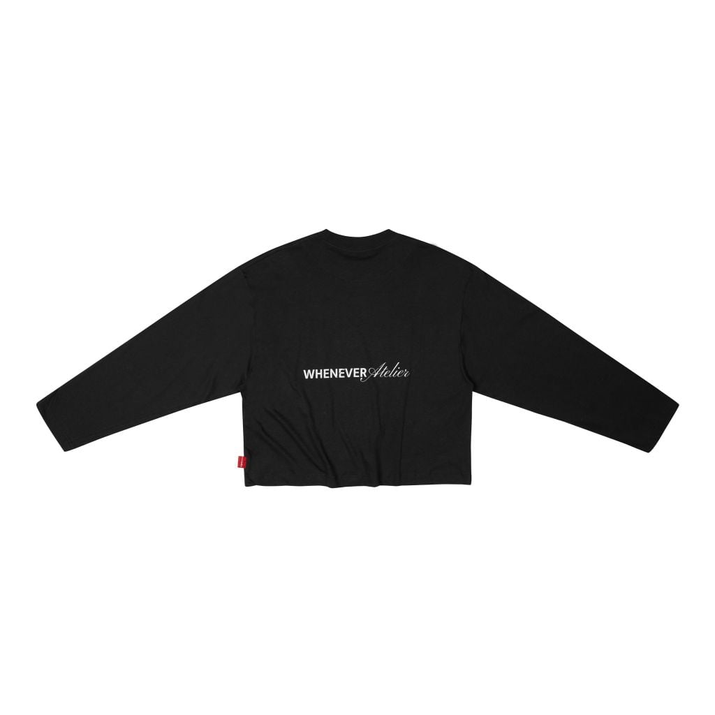 “WHENEVER“ CLOUDLINE LONGSLEEVE / BLACK FADED