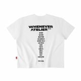 ÁO "WHENEVER" ARC LOGO T-SHIRT / WHITE