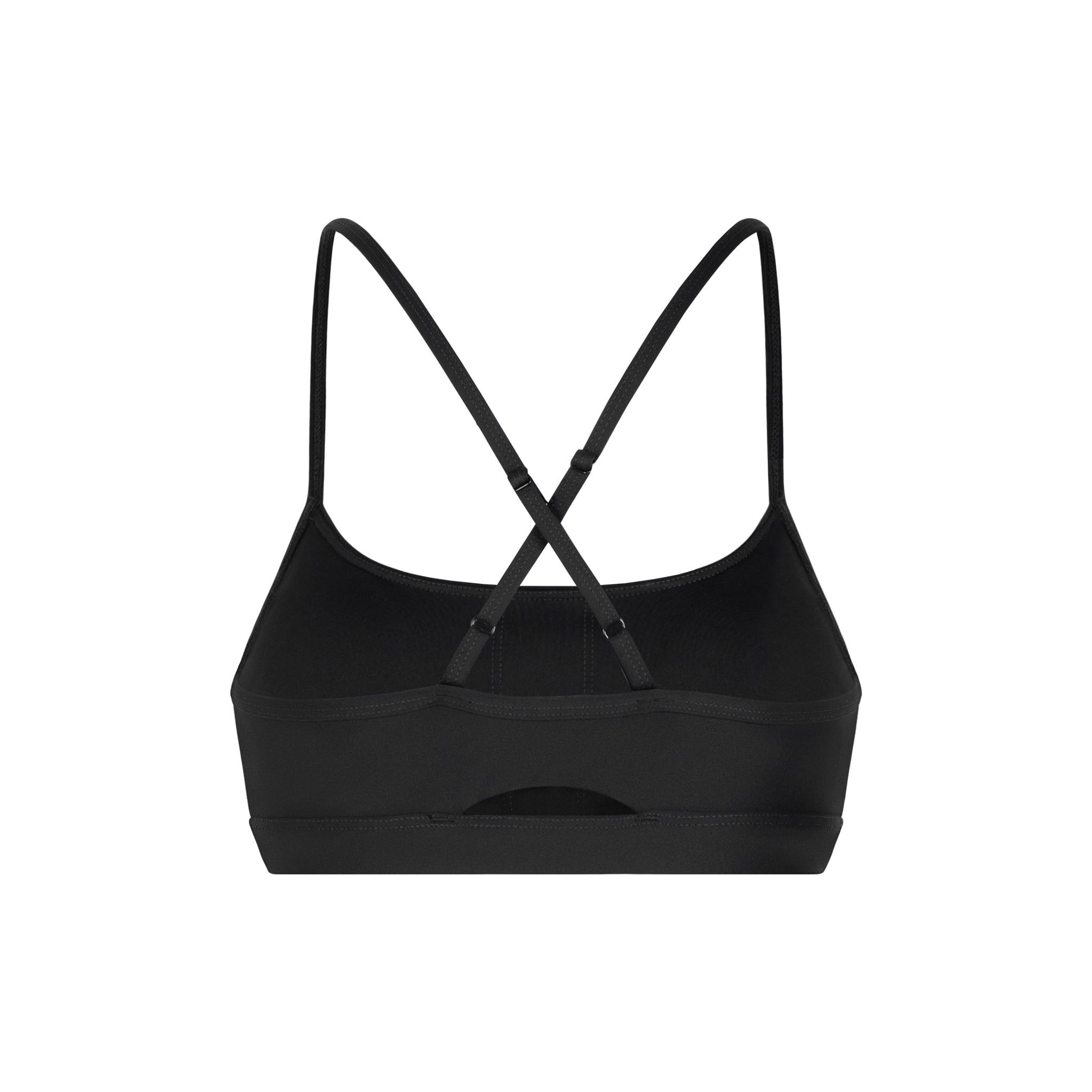"WHENEVER" BASIC RACERBACK BRA / BLACK