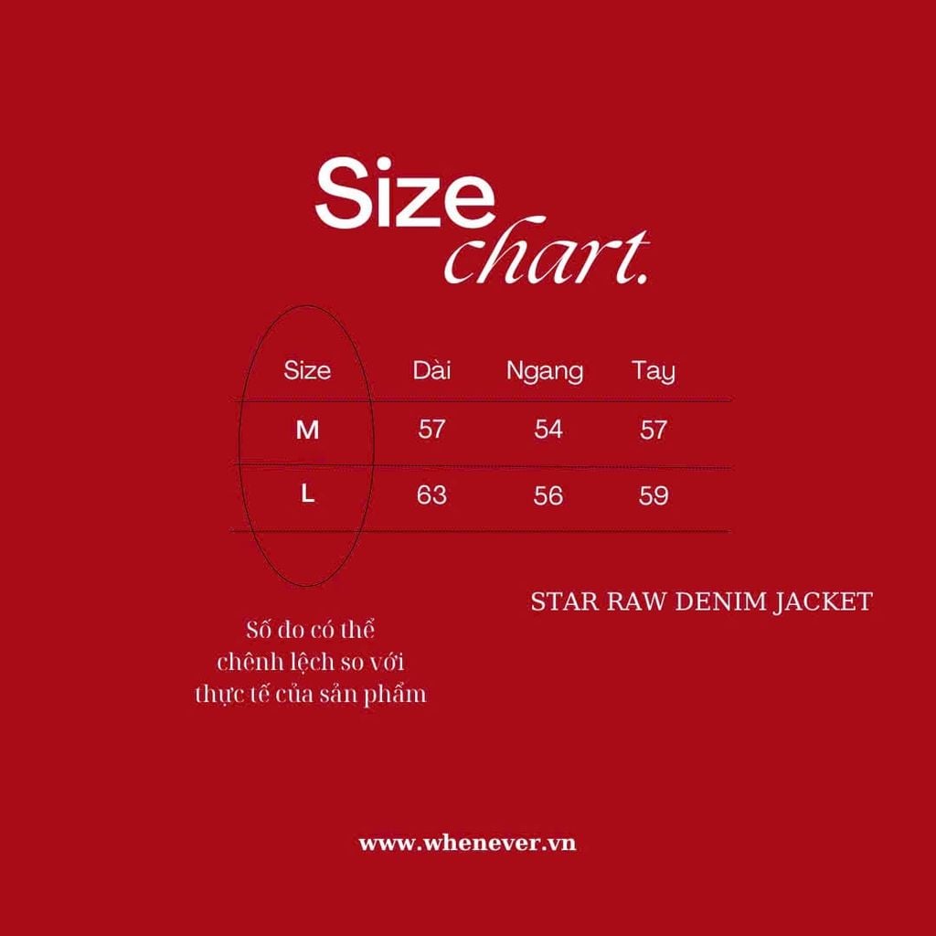 "WHENEVER" STAR RAW DENIM JACKET / BLACK