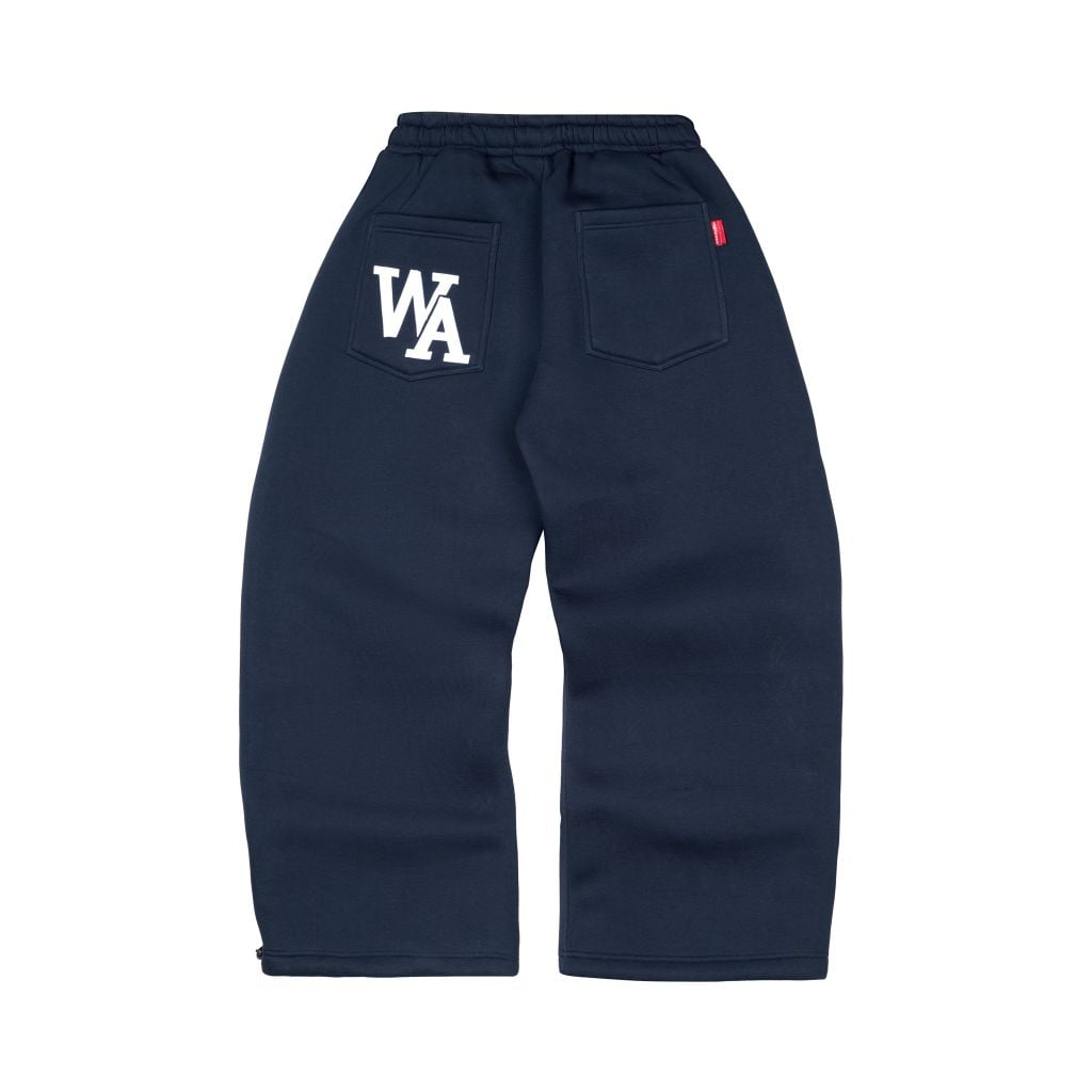 “WHENEVER” ATELIER ORIGIN SWEATPANTS / NAVY