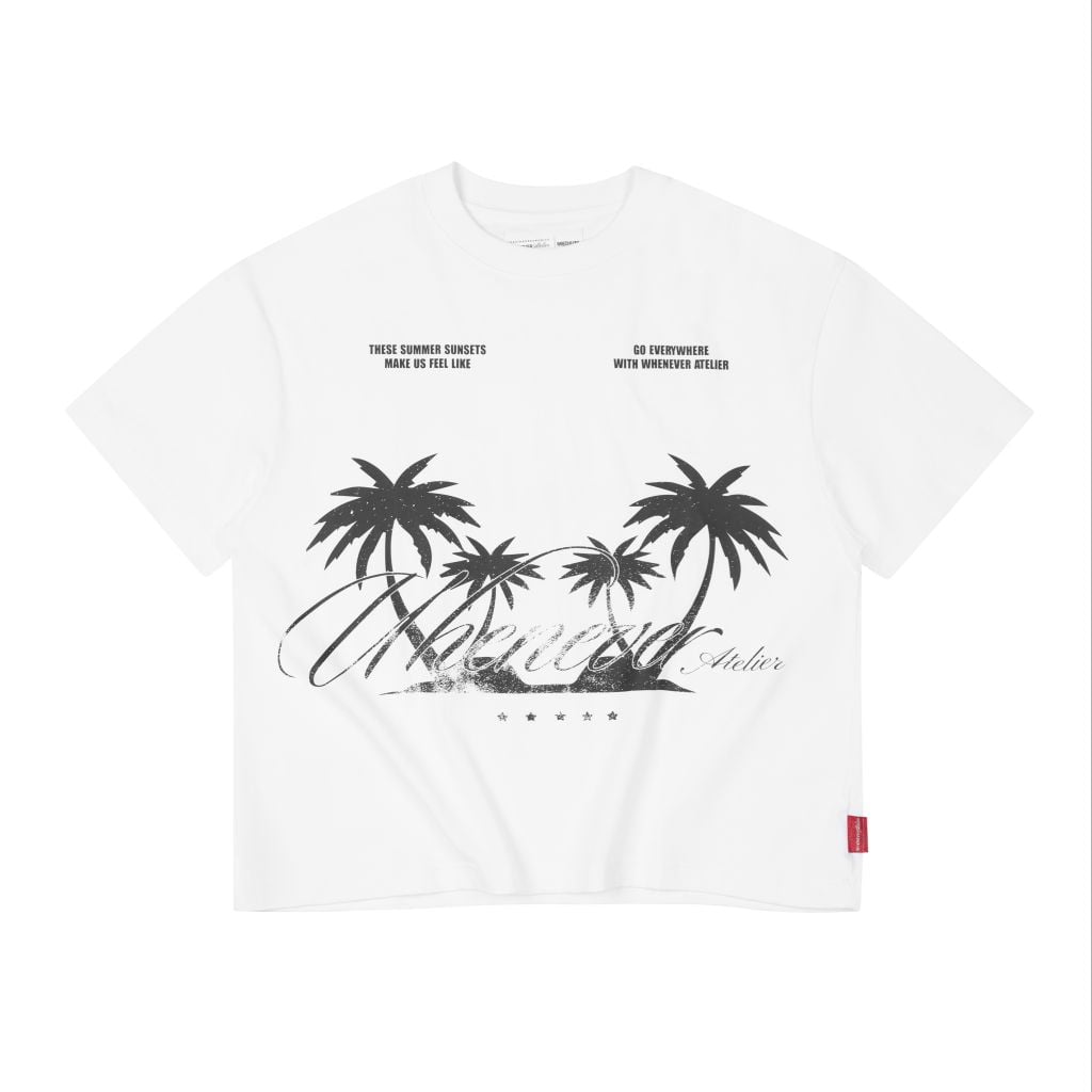 “WHENEVER"  CLUB T-SHIRT / WHITE