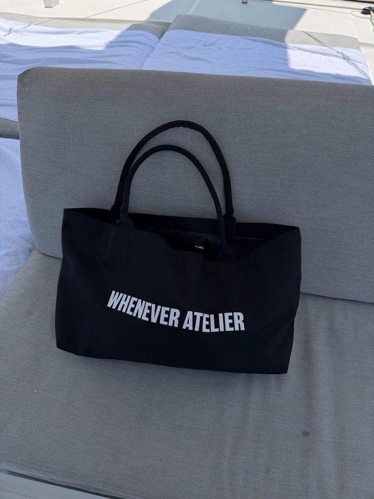 TÚI VẢI "WHENEVER" CANVAS / BLACK