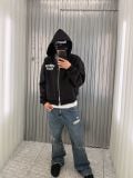 ÁO KHOÁC "WHENEVER" BASIC ZIP-UP HOODIE SS26 / BLACK