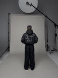 ÁO KHOÁC ''WHENEVER'' EMBROIDERED NYLON JACKET / BLACK