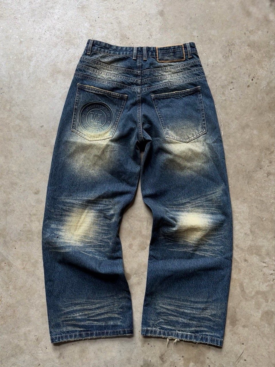 QUẦN DÀI “WHENEVER“ AGED BAGGY JEANS / INDIGO