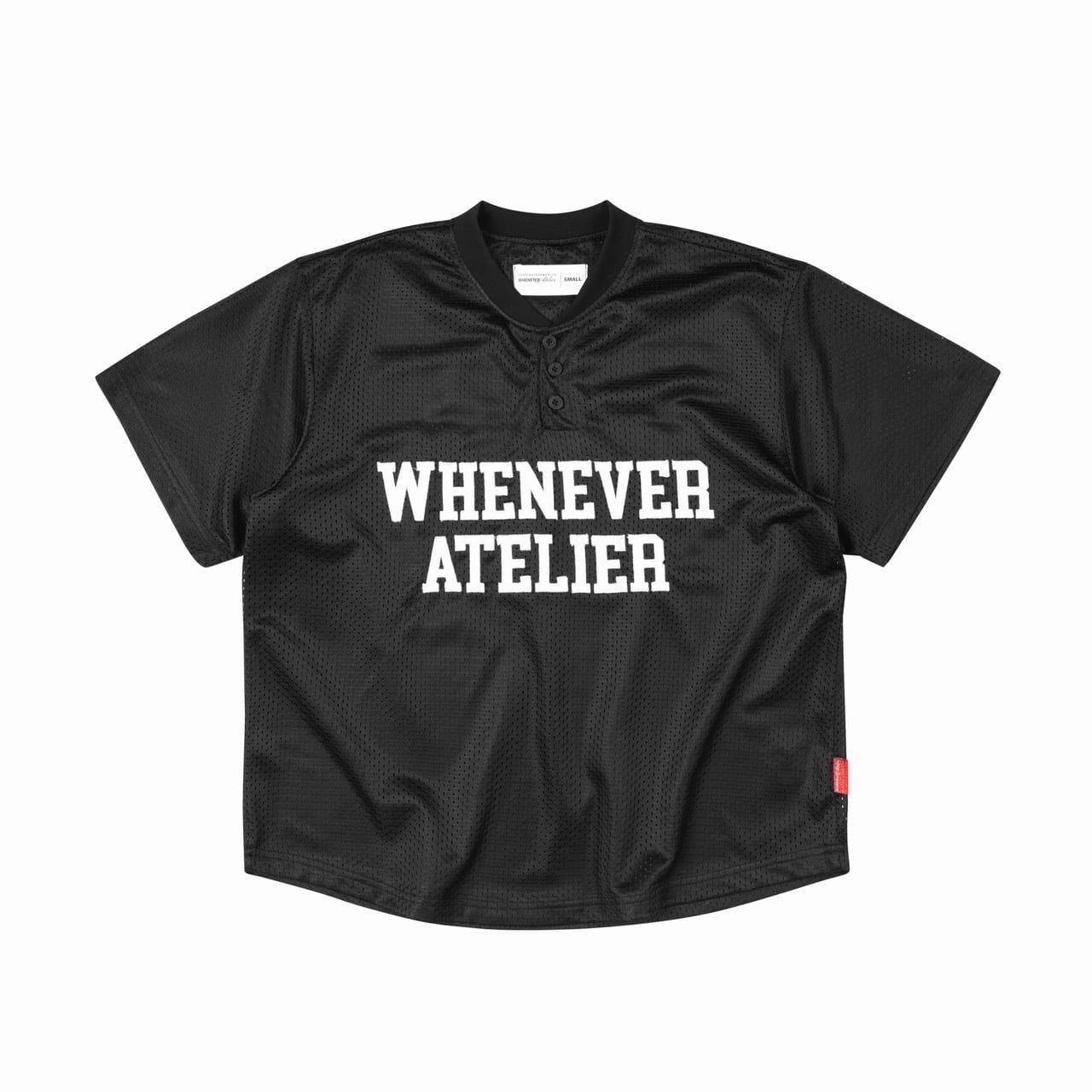 ÁO LƯỚI “WHENEVER” SS26 MESH JERSEY / BLACK