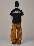 QUẦN DÀI "WHENEVER" DOUBLE-KNEE LEATHER PANTS / DUSTY SAND