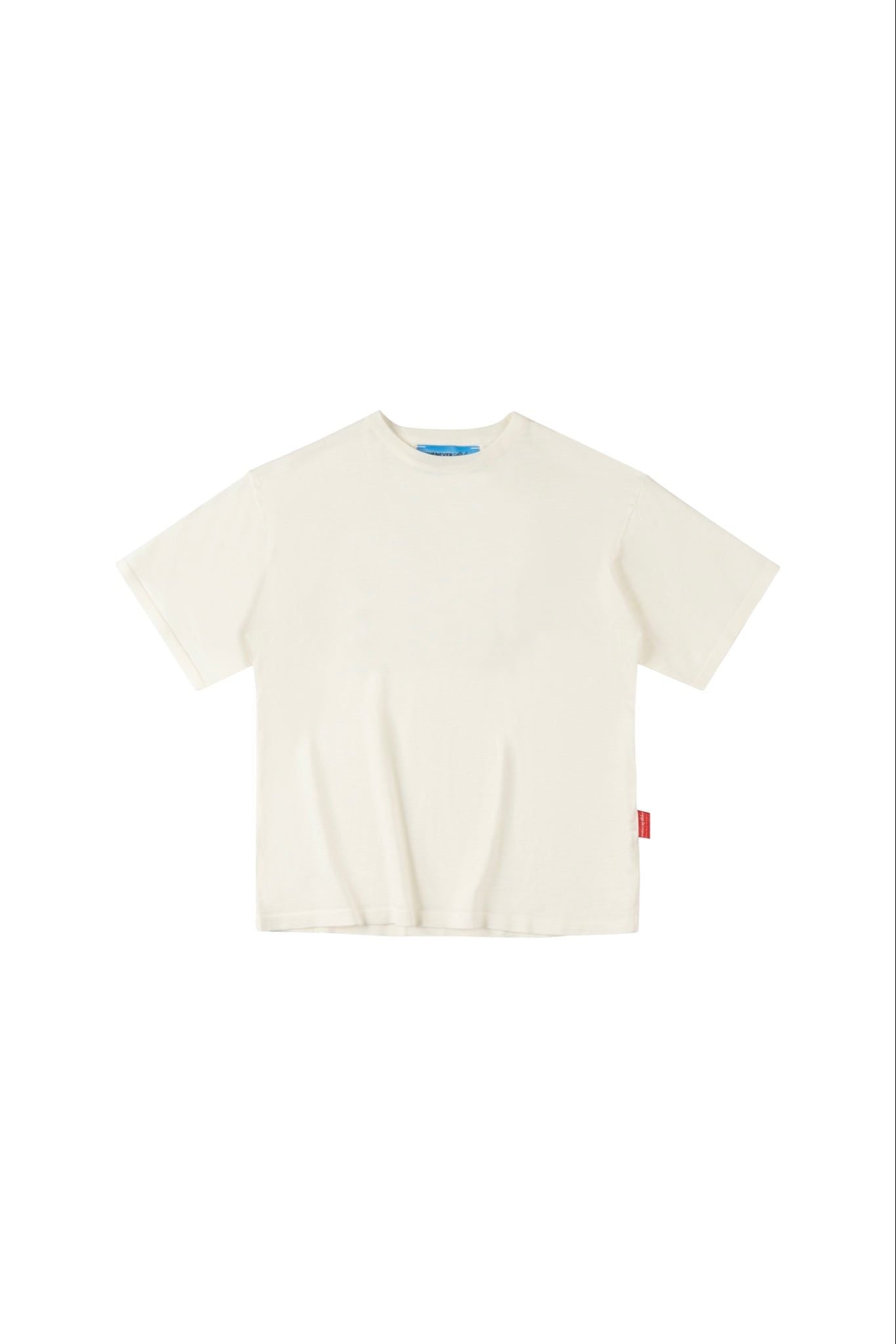ÁO DỆT LEN "WHENEVER" DISTRESSED LOGO T-SHIRT/ WHITE