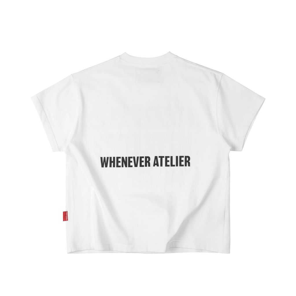 ÁO “WHENEVER” BASIC LOGO VER2 T-SHIRT / WHITE