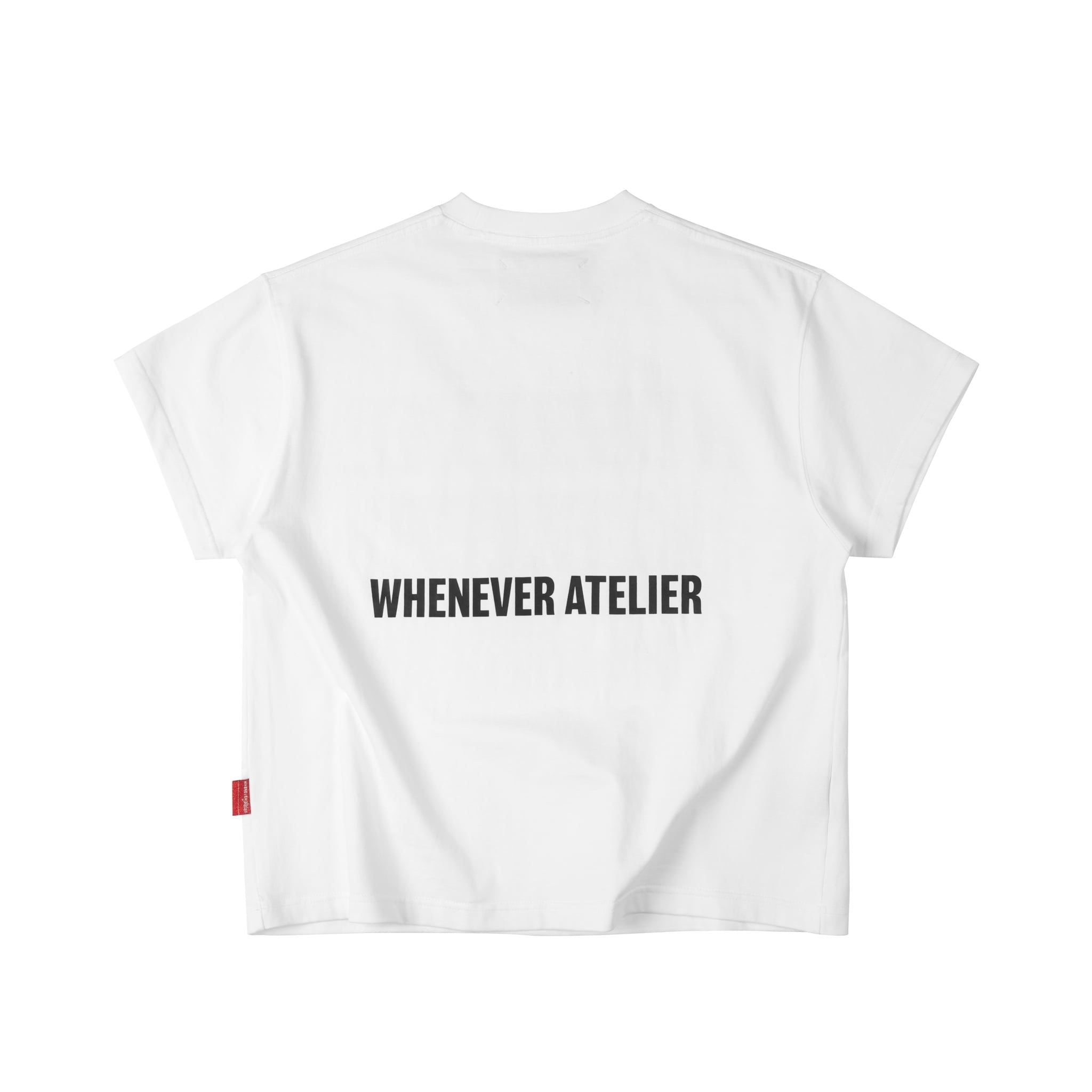 ÁO “WHENEVER” BASIC LOGO VER2 T-SHIRT / WHITE