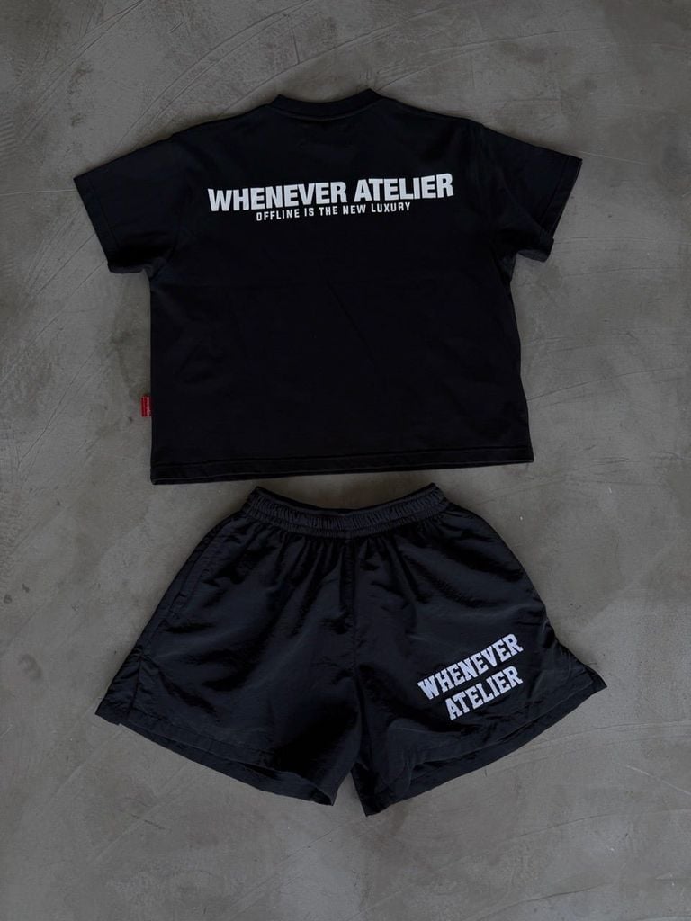 ÁO “WHENEVER” OFFLINE T-SHIRT / BLACK