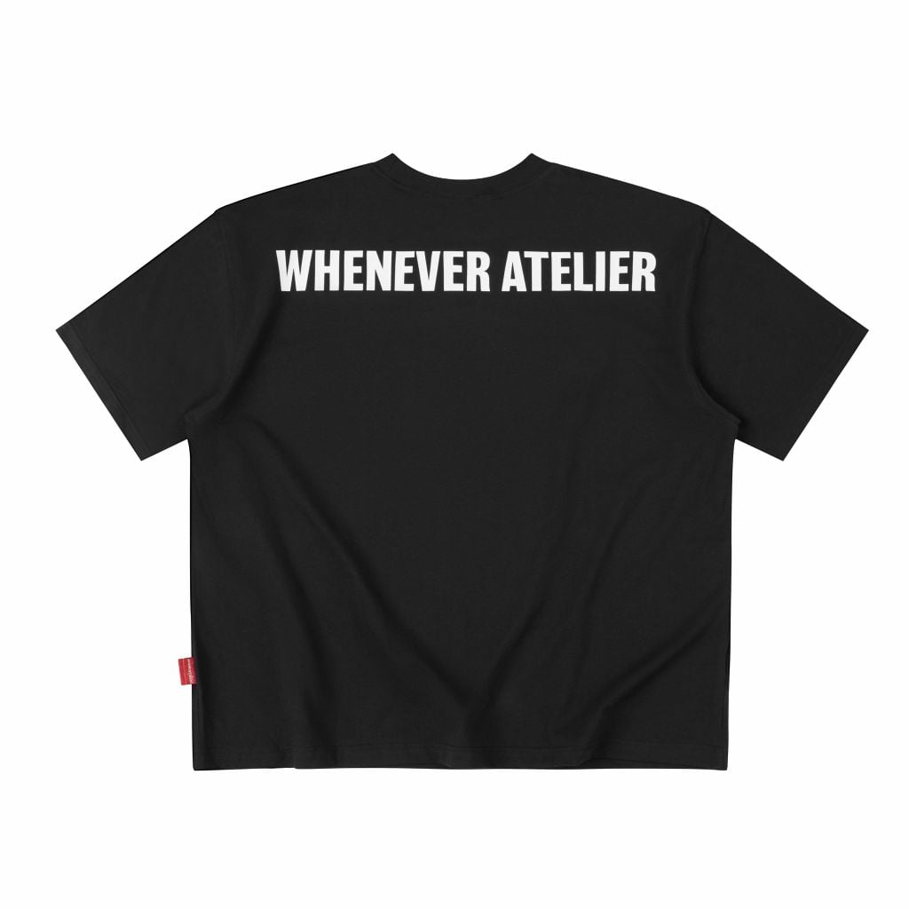 ÁO “WHENEVER” STAR BEAR T-SHIRT / BLACK