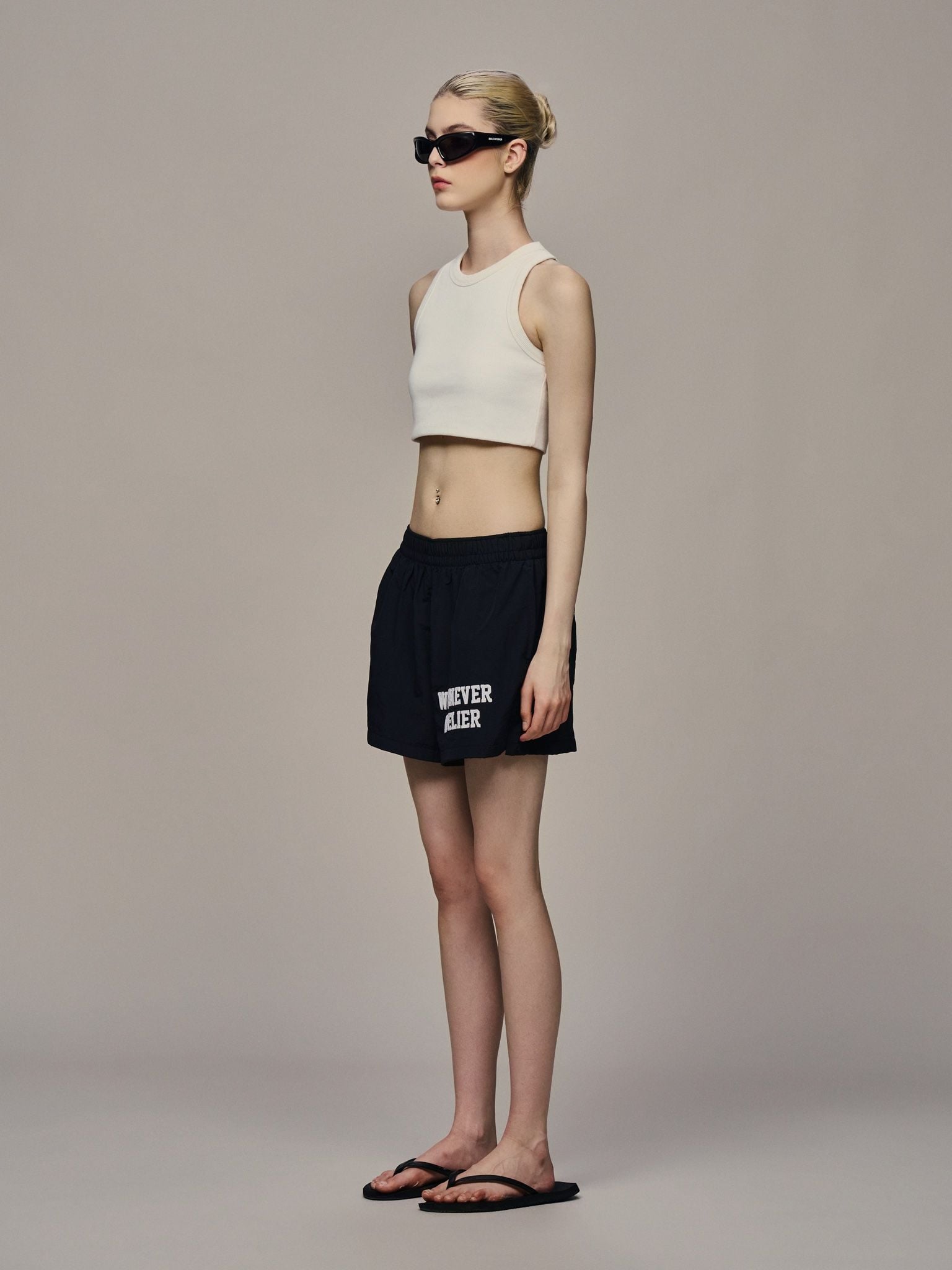 QUẦN NGẮN “WHENEVER” SS26 BASIC SHORTS / BLACK