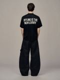 QUẦN DÀI "WHENEVER" DOUBLE-KNEE LEATHER PANTS / BLACK