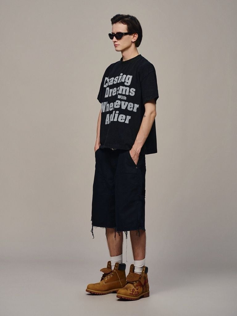 ÁO "WHENEVER" SS26 CDWWA T-SHIRT / BLACK