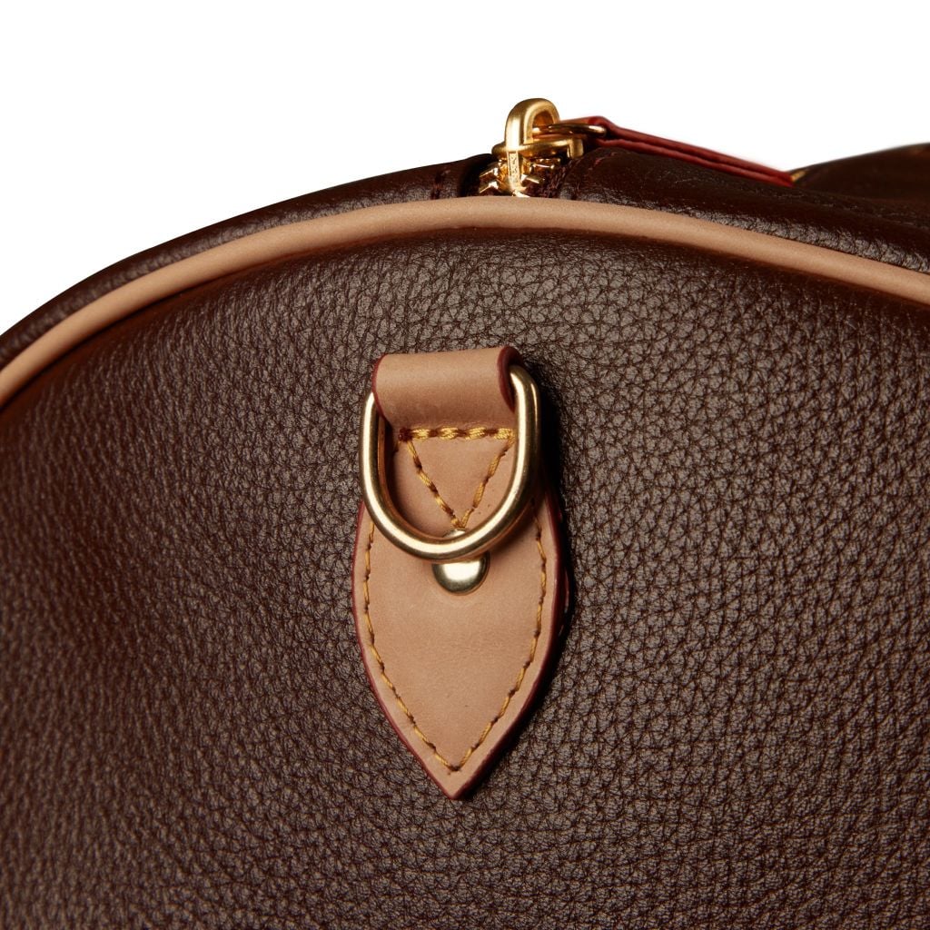 “WHENEVER” BEAR LEATHER BAG / BROWN