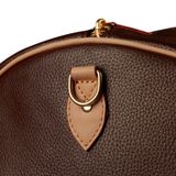 “WHENEVER” BEAR LEATHER BAG / BROWN