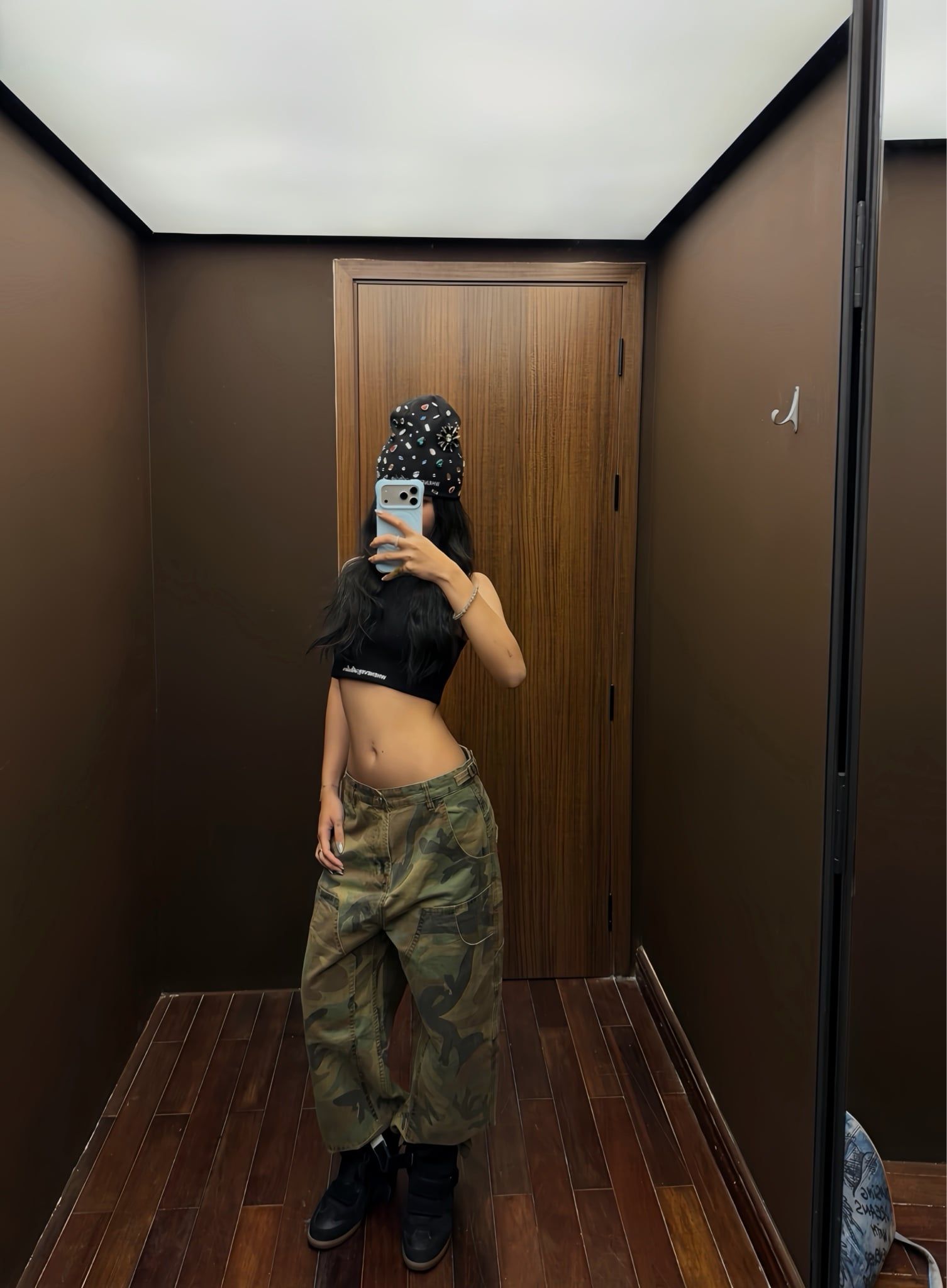 QUẦN DÀI “WHENEVER” DOUBLE-KNEE CAMO PANTS