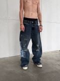 QUẦN DÀI "WHENEVER" ARC LOGO BAGGY JEANS /  FADED BLACK