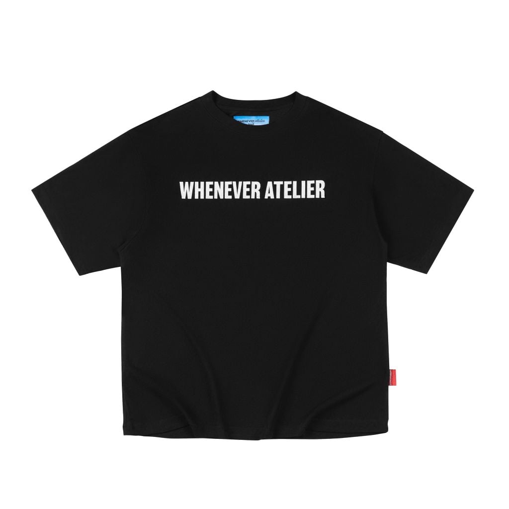 Áo "WHENEVER " STAR MANIFESTO T-SHIRT/ BLACK