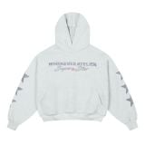 “WHENEVER” SUPER STAR HOODIE / PREMIUM GREY