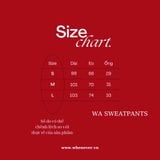 “WHENEVER” WA SWEATPANTS / NAVY