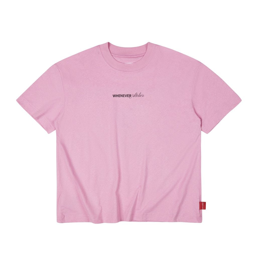 “WHENEVER“ CLOUDLINE T-SHIRT / PINK DUST