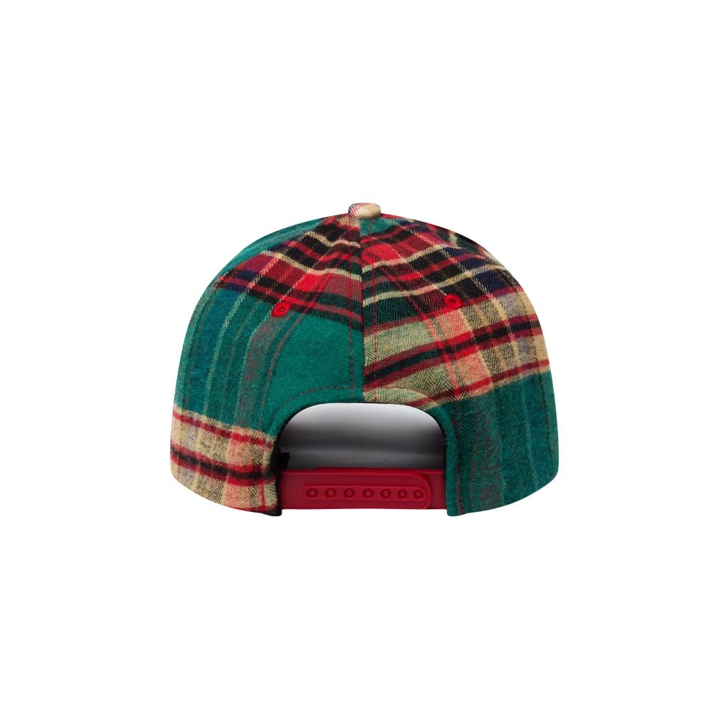 “WHENEVER” PLAID SURDECAP / FOREST