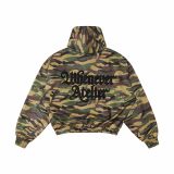 Áo khoác "WHENEVER" EMBROIDERED CAMO HOODIE ZIP