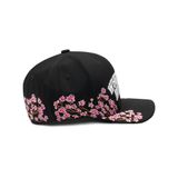 “WHENEVER” SAKURA FITTED CAP / BLACK