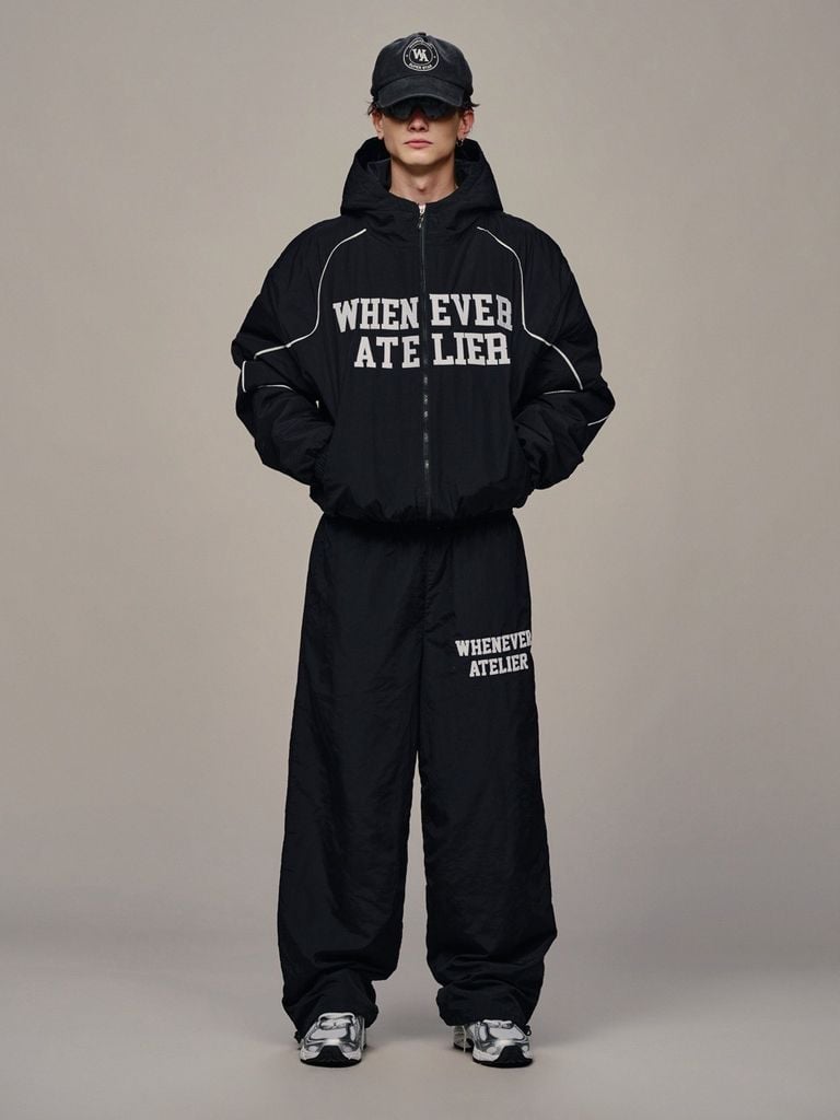 QUẦN DÀI “WHENEVER” SS26 BASIC NYLON PANTS / BLACK