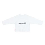 "WHENEVER" BASIC RAGLAN LONGSLEEVE T-SHIRT / WHITE