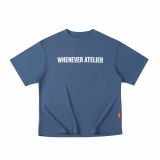 Áo "WHENEVER " STAR MANIFESTO T-SHIRT/ NAVY