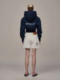 ÁO KHOÁC “WHENEVER” SS26 CROPPED ZIP-UP HOODIE / NAVY