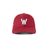 WHENEVER W BALLPARK HAT / RED