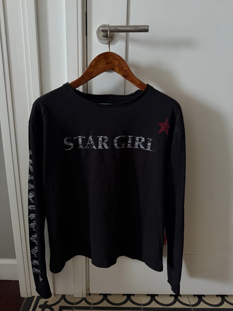ÁO TAY DÀI  “WHENEVER” STAR GIRL LONG SLEEVE / BLACK