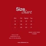 ÁO “WHENEVER” BASIC LOGO VER2 T-SHIRT / BLACK