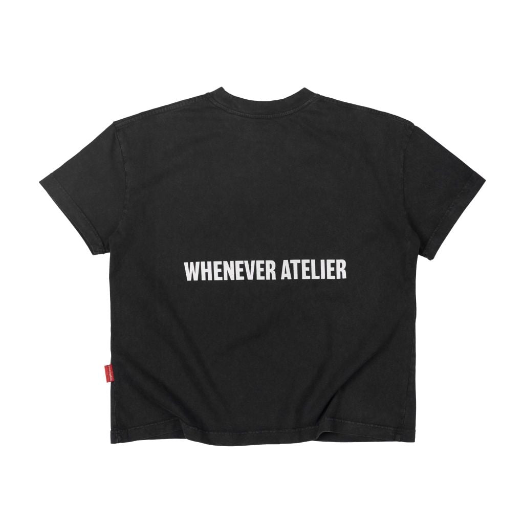 ÁO "WHENEVER" SS26 CDWWA T-SHIRT / BLACK