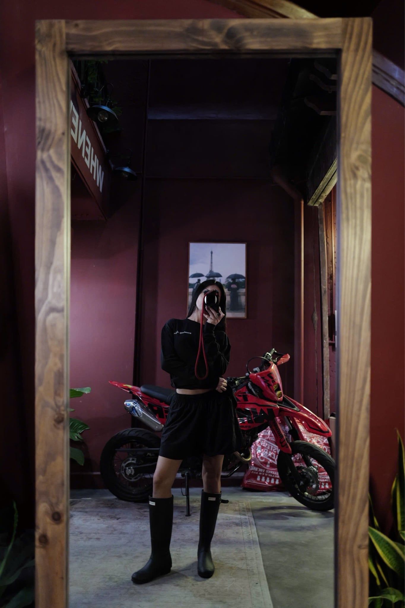 Áo tay dài "WHENEVER" STAR MANIFESTO LONGSLEEVES/ BLACK