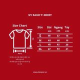 “WHENEVER” NY BASIC T-SHIRT / WHITE NAVY