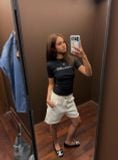 QUẦN "WHENEVER" SIGNATURE WASHED DENIM SHORTS / WHITE