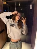 ÁO “WHENEVER” LOGO HALF-ZIP SWEATSHIRT / PREMIUM GREY