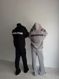 ÁO HOODIE DỆT LEN CÓ MŨ KÉO KHÓA "WHENEVER" GRAND WAFFLE ZIP HOODIE/ GREY