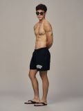 QUẦN DỆT KIM "WHENEVER" BASIC LOGO KNIT SHORTS / BLACK