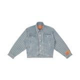 "WHENEVER" STAR WASH DENIM JACKET