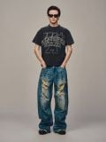 QUẦN DÀI "WHENEVER" DISTRESSED BAGGY JEANS / VINTAGE BLUE