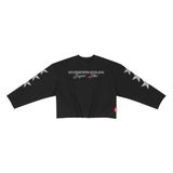 “WHENEVER” SUPER STAR LONGSLEEVE T-SHIRT / BLACK