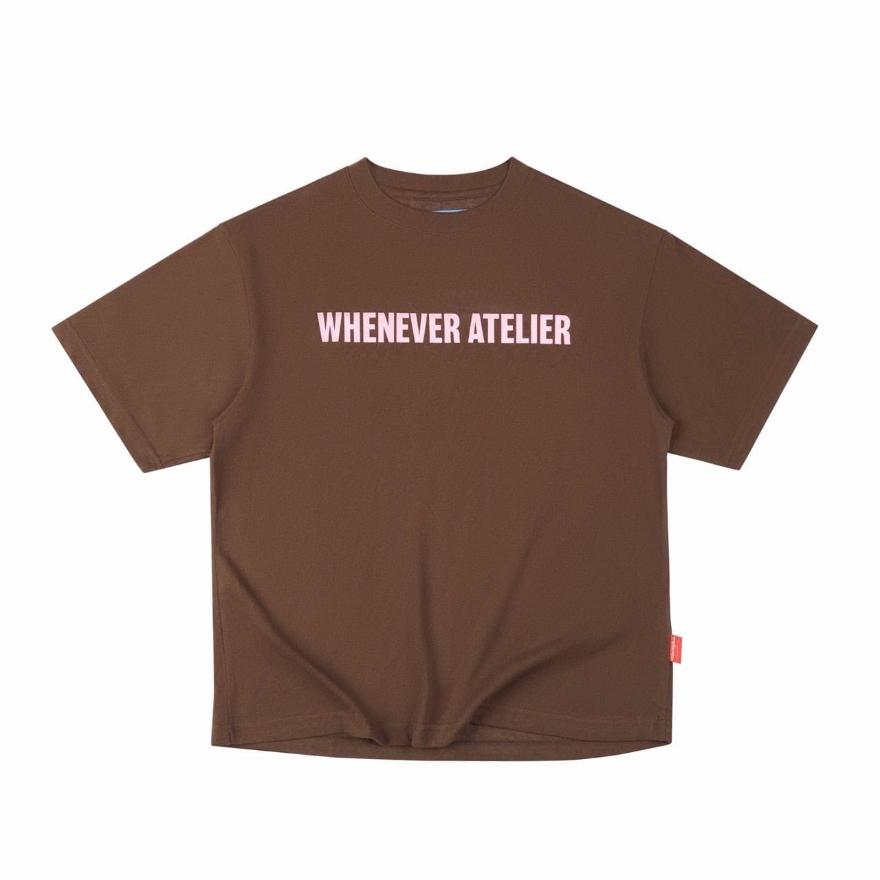 Áo "WHENEVER " STAR MANIFESTO T-SHIRT/ BROWN